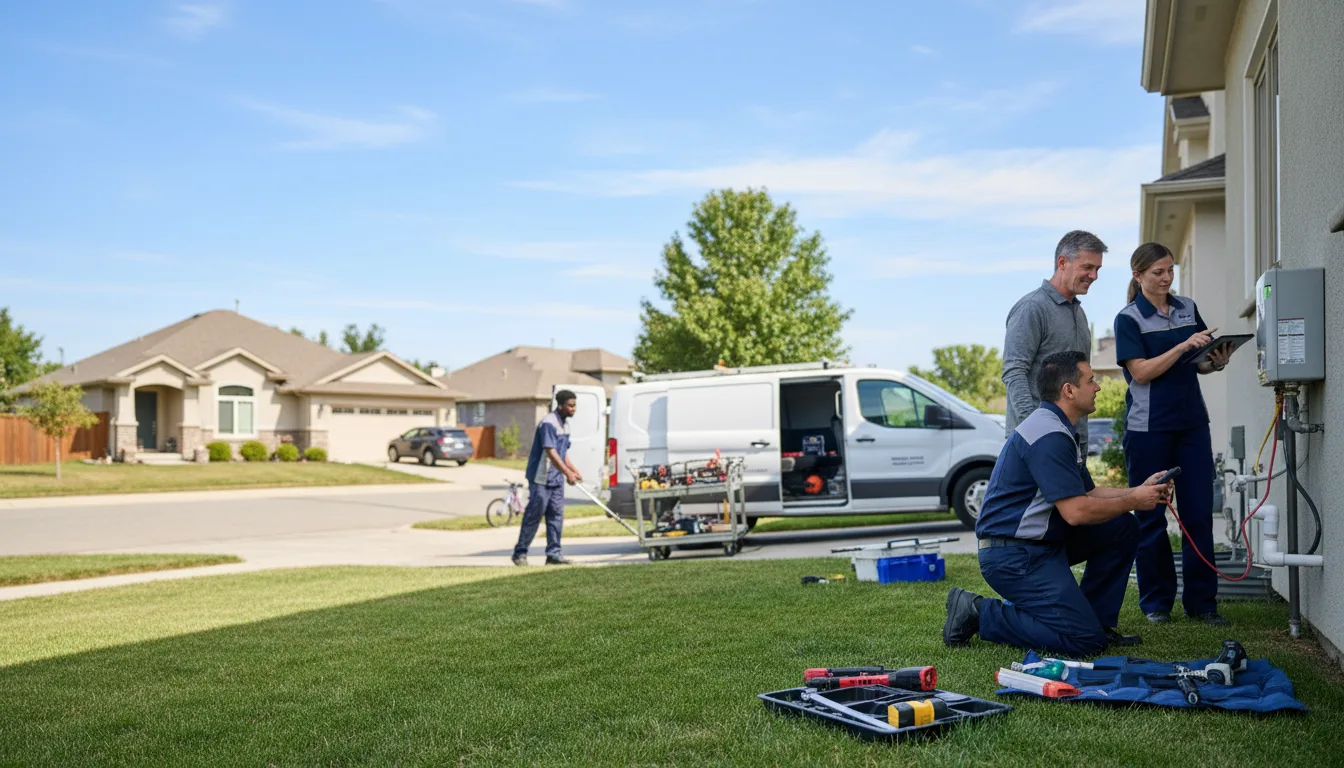 Tankless water heater service in Mclean, NE